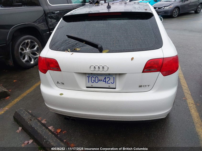 2008 Audi A3 VIN: WAUHF68P58A044567 Lot: 40036252