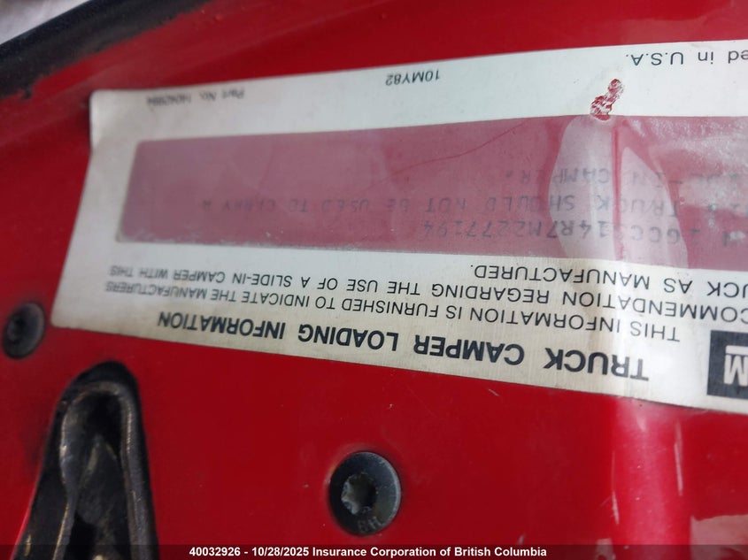 1GCCS14R7M2277194 1991 CHEVROLET S-10 PICKUP photo no. 9