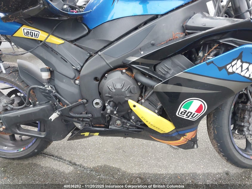 JYARN20NX7A001172 2007 YAMAHA YZF photo no. 8