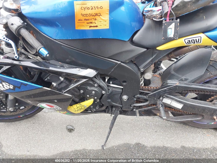 JYARN20NX7A001172 2007 YAMAHA YZF photo no. 9