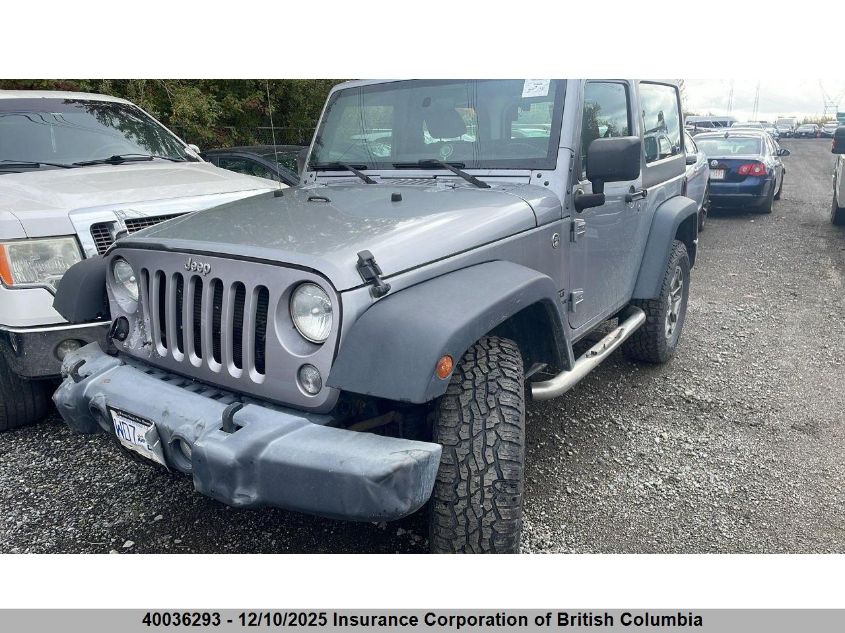 2016 Jeep Wrangler Sport VIN: 1C4AJWAG1GL268144 Lot: 40036293