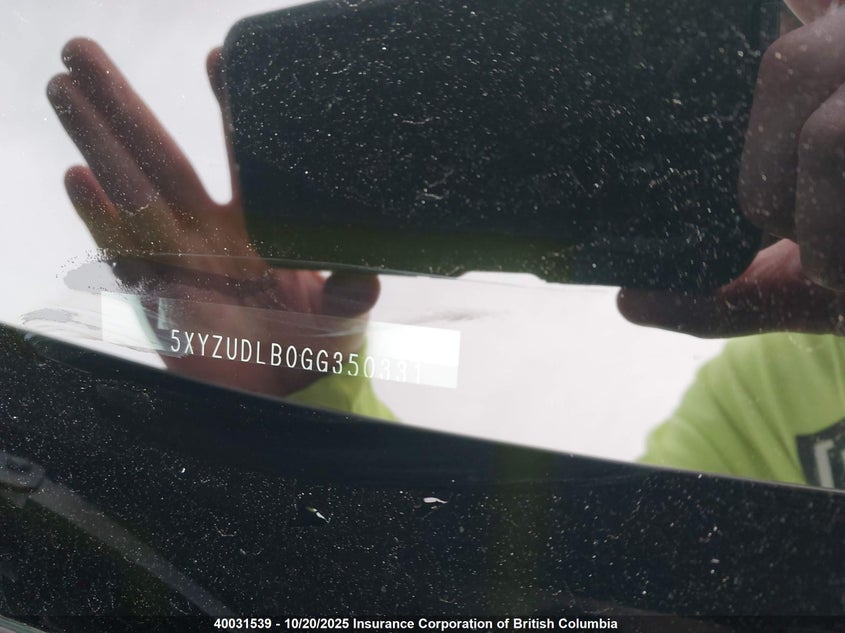 5XYZUDLB0GG350331 2016 HYUNDAI SANTA FE photo no. 9