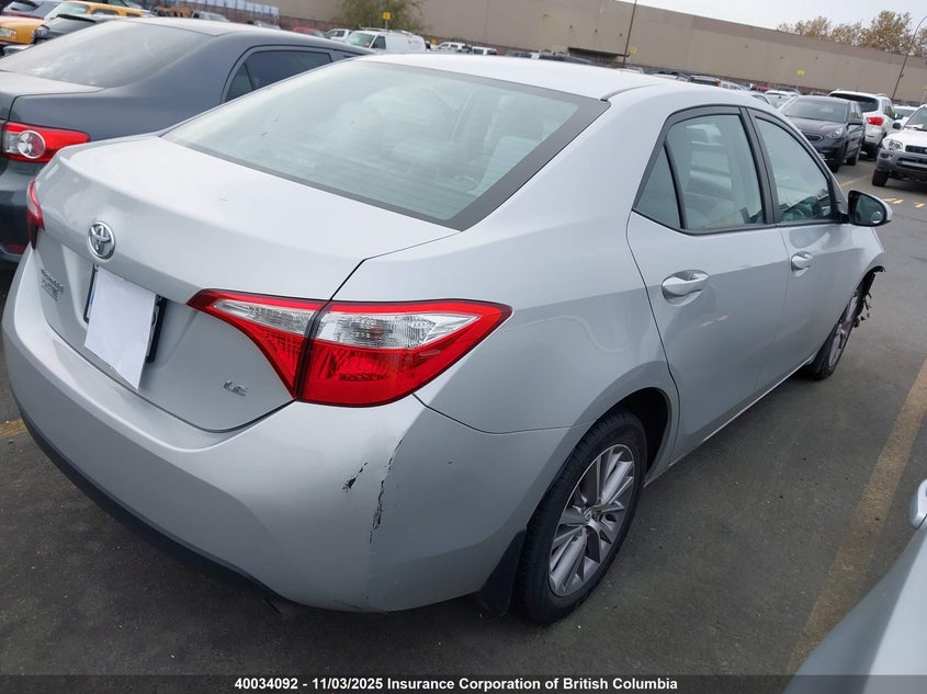 2T1BURHE3FC259212 2015 TOYOTA COROLLA photo no. 4