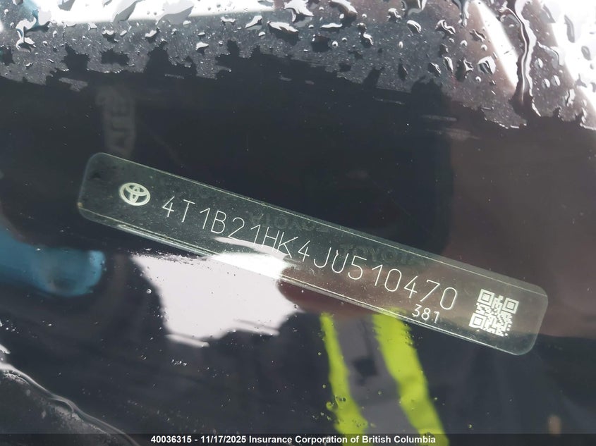 4T1B21HK4JU510470 2018 TOYOTA CAMRY photo no. 18