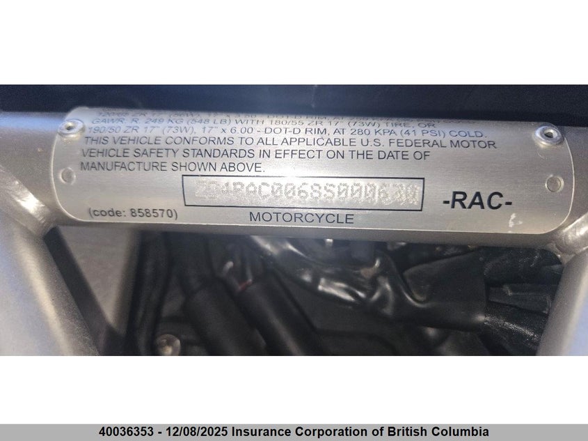 ZD4RAC0068S000630 2008 APRILIA SHIVER photo no. 8