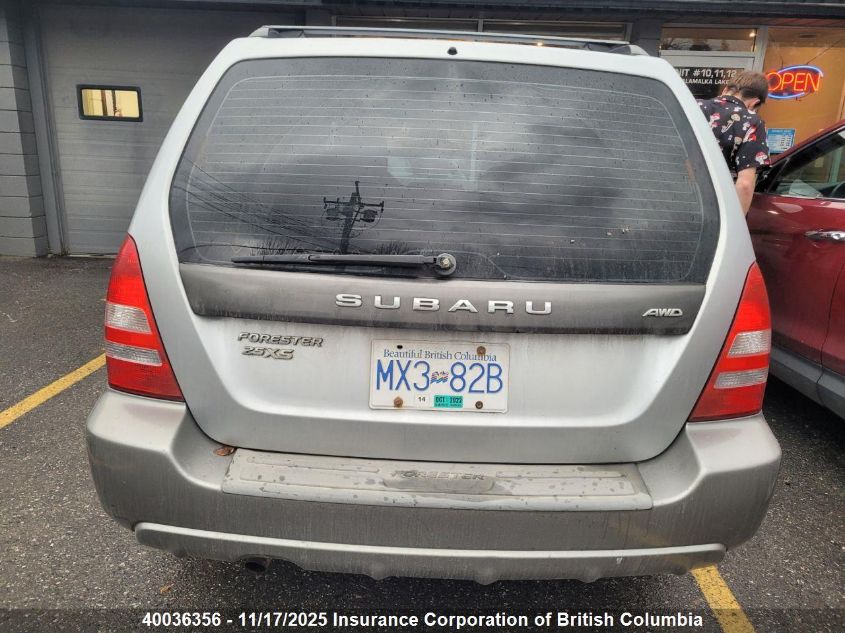 2004 Subaru Forester 2.5Xs VIN: JF1SG65634H714335 Lot: 40036356