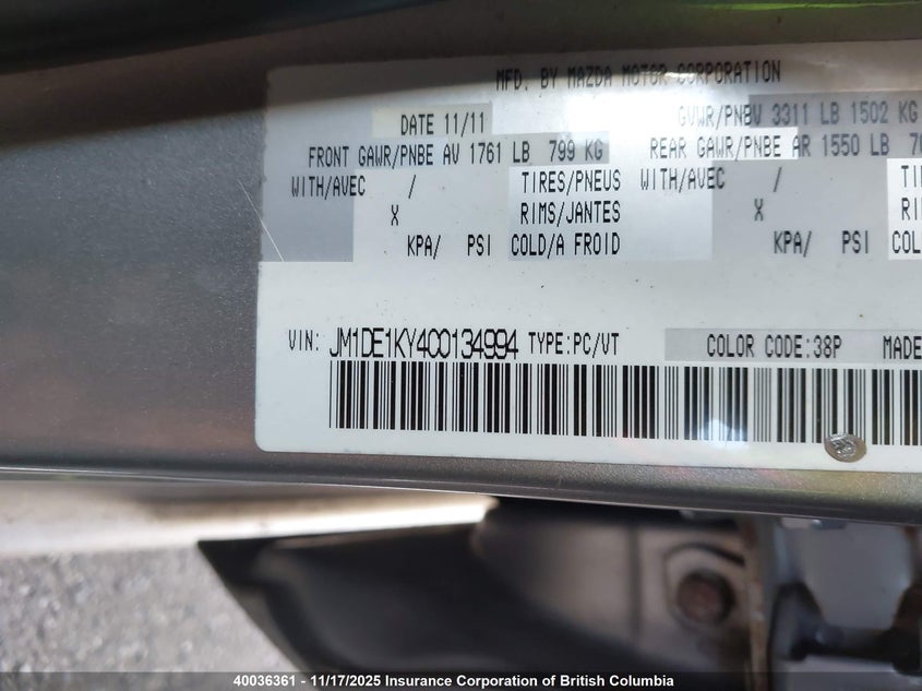 JM1DE1KY4C0134994 2012 MAZDA 2 photo no. 9