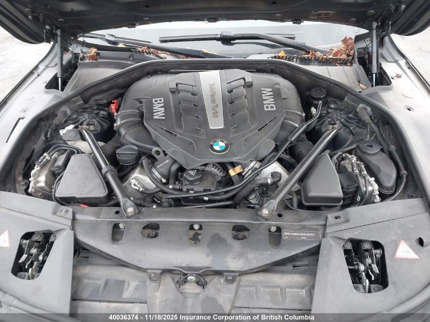 2013 BMW 750I VIN: WBAYB6C51DC998216 Lot: 40036374