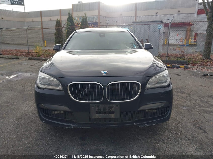 2013 BMW 750I VIN: WBAYB6C51DC998216 Lot: 40036374