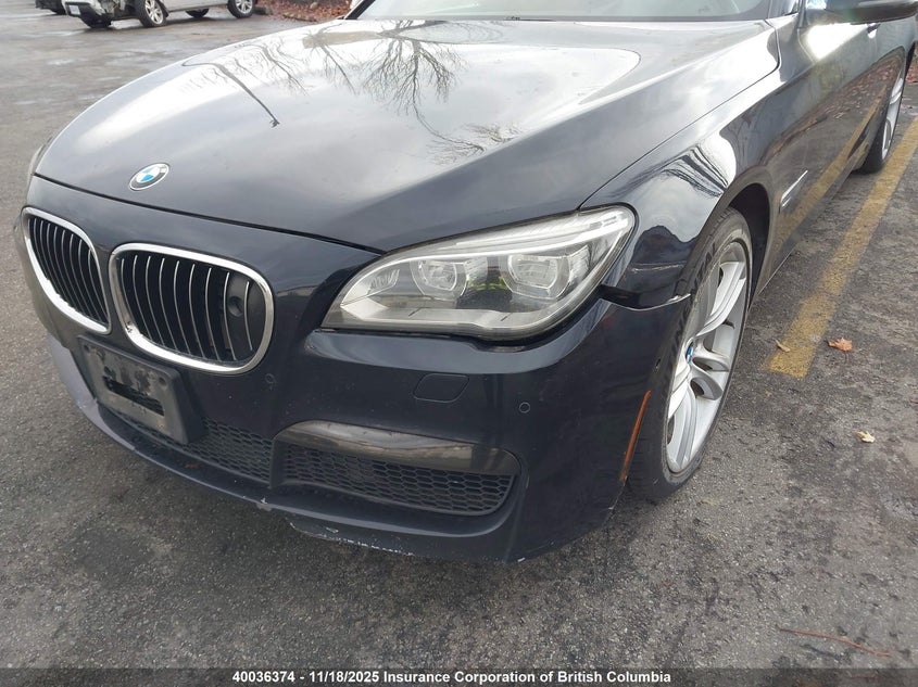 2013 BMW 750I VIN: WBAYB6C51DC998216 Lot: 40036374