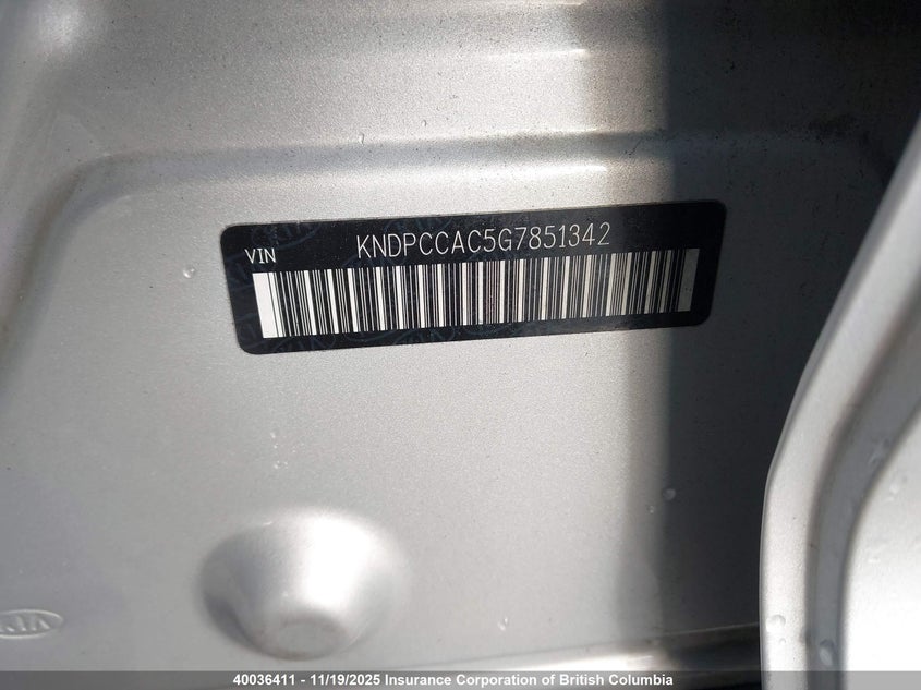 KNDPCCAC5G7851342 2016 KIA SPORTAGE photo no. 9