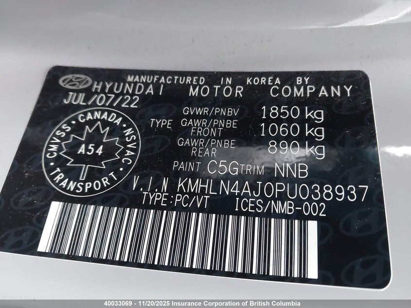 KMHLN4AJ0PU038937 2023 HYUNDAI ELANTRA photo no. 9