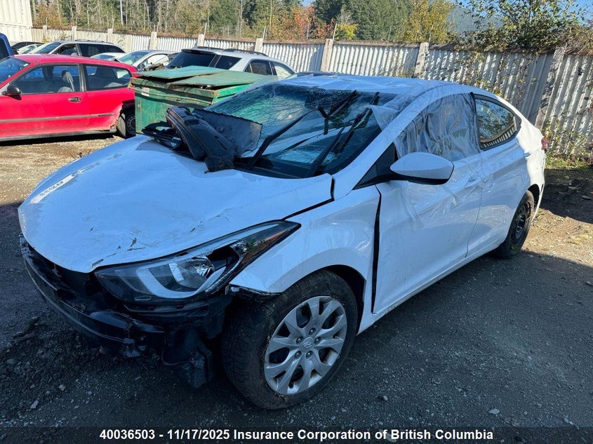 5NPDH4AE8FH627391 2015 HYUNDAI ELANTRA photo no. 2