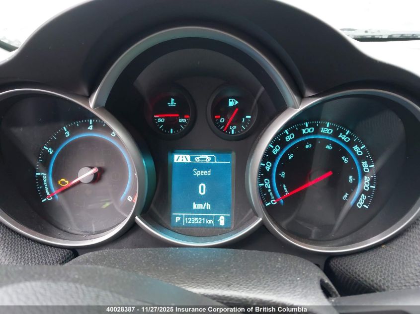 2014 Chevrolet Cruze Lt VIN: 1G1PC5SB7E7383346 Lot: 40028387