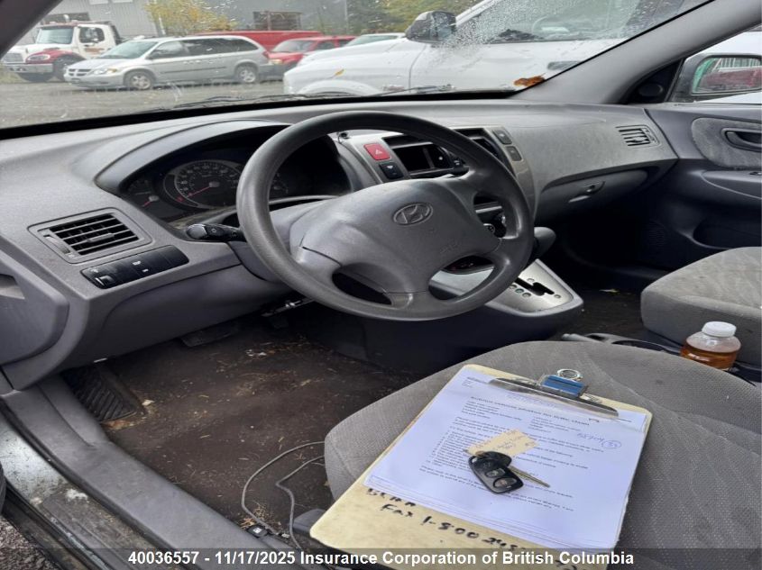 2005 Hyundai Tucson Gl VIN: KM8JM12D55U203640 Lot: 40036557