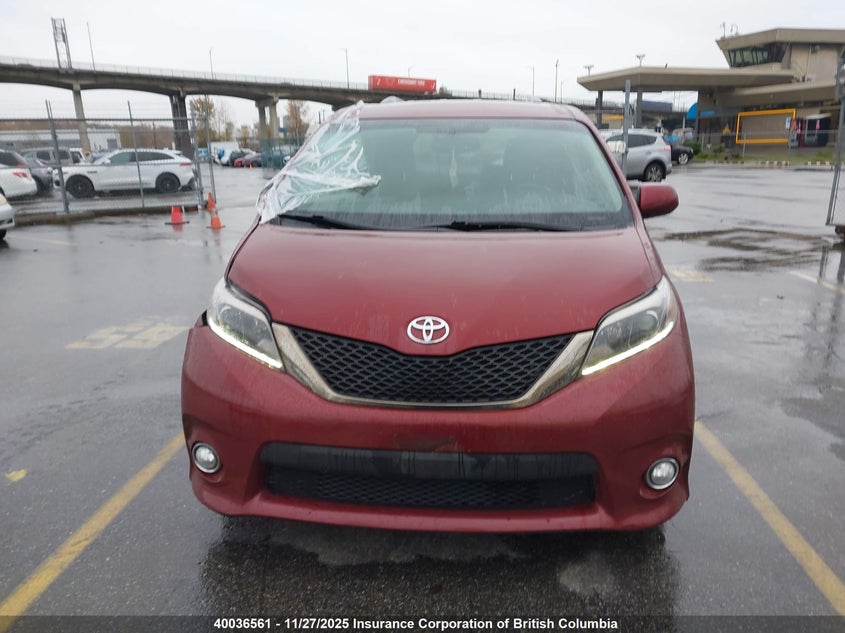 2015 Toyota Sienna Sport VIN: 5TDXK3DCXFS600089 Lot: 40036561