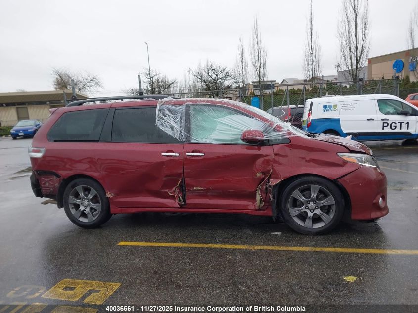 2015 Toyota Sienna Sport VIN: 5TDXK3DCXFS600089 Lot: 40036561