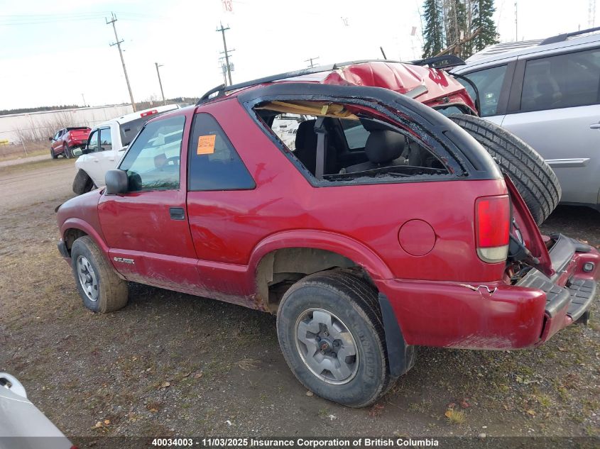 2005 Chevrolet Blazer VIN: 1GNCT18X95K120359 Lot: 40034003