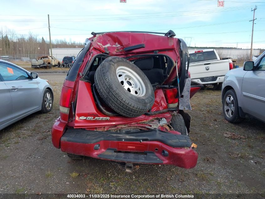 2005 Chevrolet Blazer VIN: 1GNCT18X95K120359 Lot: 40034003