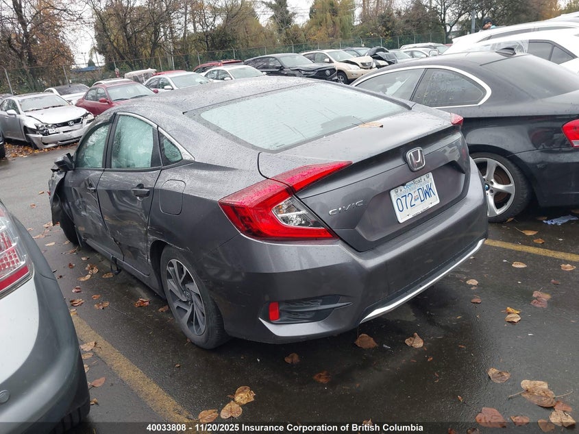 2019 Honda Civic Ex VIN: 2HGFC2F79KH011144 Lot: 40033808