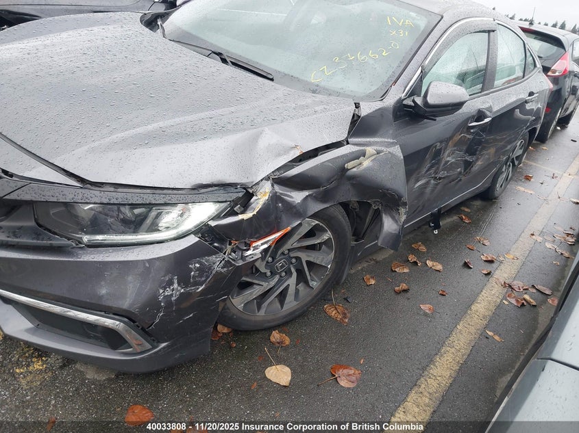 2019 Honda Civic Ex VIN: 2HGFC2F79KH011144 Lot: 40033808