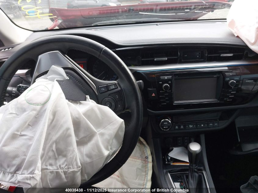 2016 Toyota Corolla L/Le/Le Pls/Prm/S/S Pls VIN: 2T1BURHE4GC725358 Lot: 40035438