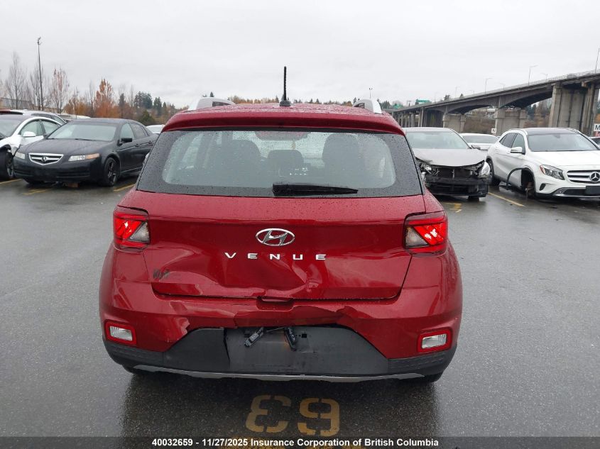 2025 Hyundai Venue Sel/Limited VIN: KMHRC8A34SU359705 Lot: 40032659