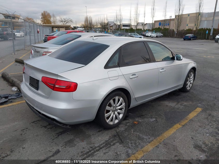 WAUBFCFL3DN033638 2013 AUDI A4 photo no. 4