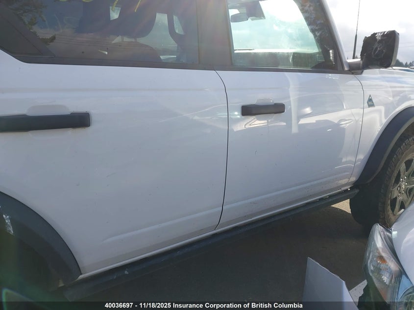 2024 Ford Bronco Black Diamond VIN: 1FMDE1BH2RLA62261 Lot: 40036697