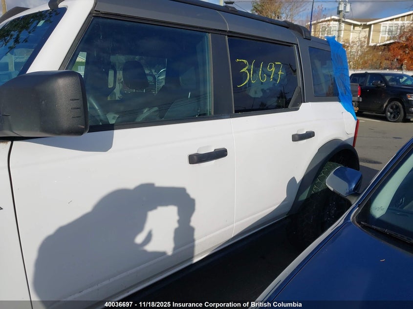 2024 Ford Bronco Black Diamond VIN: 1FMDE1BH2RLA62261 Lot: 40036697