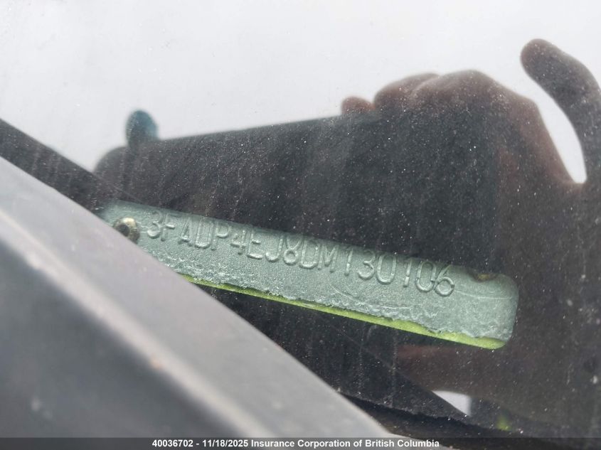 2013 Ford Fiesta Se VIN: 3FADP4EJ8DM130106 Lot: 40036702