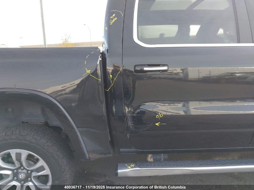 2019 Ram 1500 Longhorn VIN: 1C6SRFKT2KN597948 Lot: 40036717