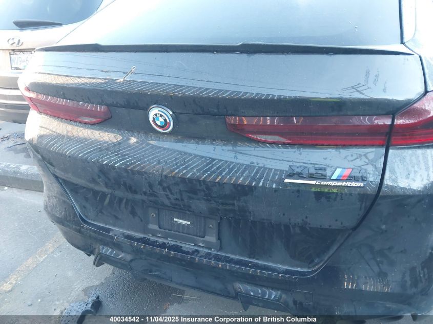 2023 BMW X6 M/M Competition VIN: 5YMCY0C08P9P55735 Lot: 40034542