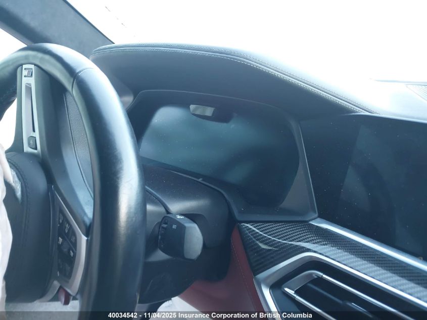 2023 BMW X6 M/M Competition VIN: 5YMCY0C08P9P55735 Lot: 40034542