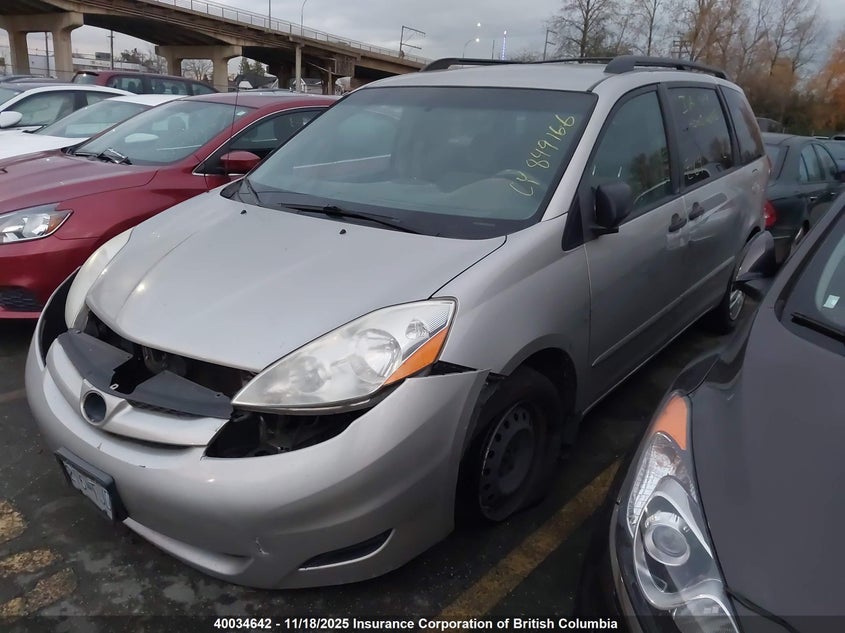 5TDZK29C99S286662 2009 TOYOTA SIENNA photo no. 2