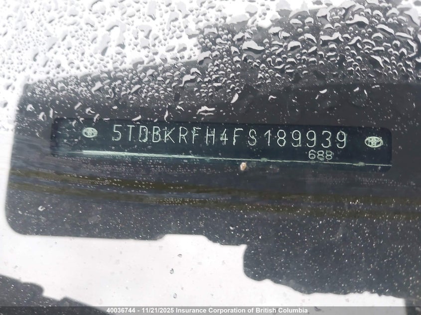 5TDBKRFH4FS189939 2015 TOYOTA HIGHLANDER photo no. 18