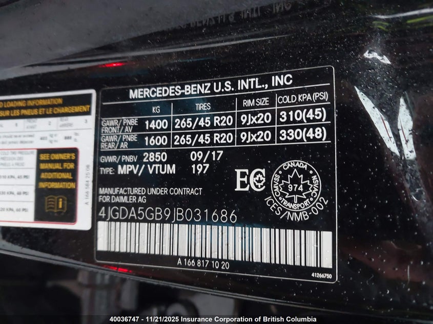 4JGDA5GB9JB031686 2018 MERCEDES-BENZ GLE photo no. 9