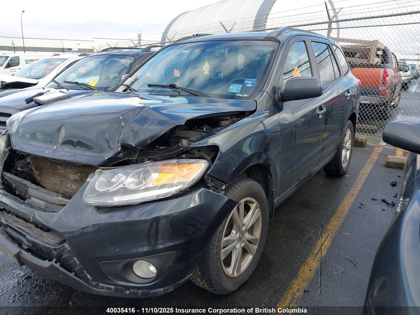 5XYZHDAG3CG113412 2012 HYUNDAI SANTA FE photo no. 2
