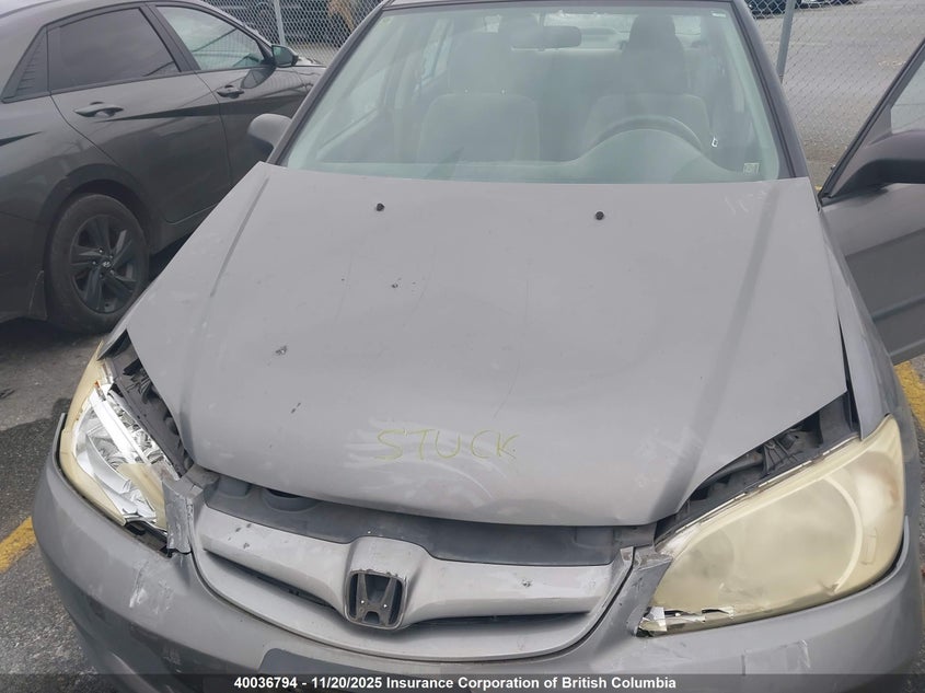 2004 Honda Civic VIN: 2HGES16304H928336 Lot: 40036794