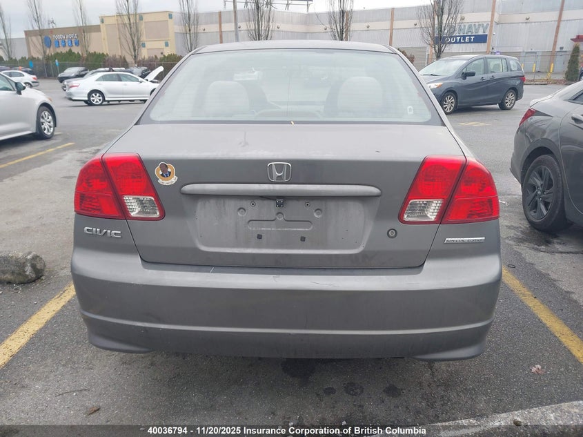 2004 Honda Civic VIN: 2HGES16304H928336 Lot: 40036794