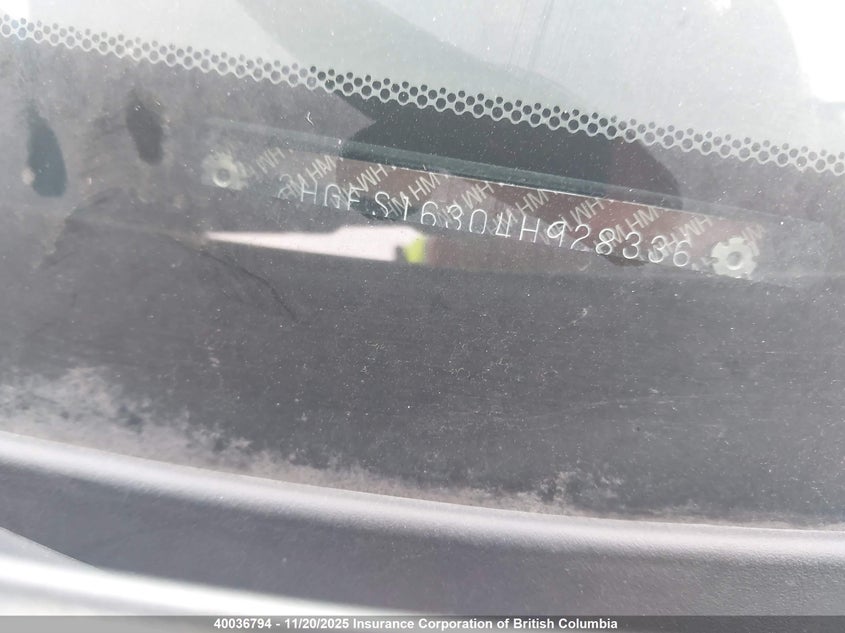 2004 Honda Civic VIN: 2HGES16304H928336 Lot: 40036794