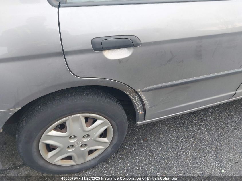 2004 Honda Civic VIN: 2HGES16304H928336 Lot: 40036794