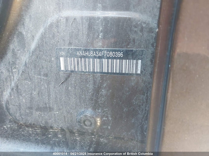 KNAHU8A34F7080396 2015 KIA RONDO photo no. 18