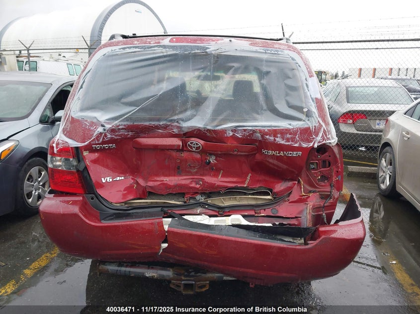 2004 Toyota Highlander Limited VIN: JTEHP21AX40032358 Lot: 40036471