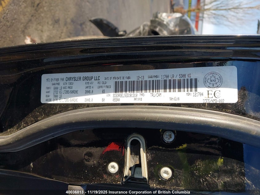 3C63R3EL5EG181310 2014 RAM 3500 photo no. 9