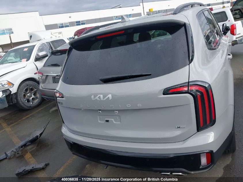 2024 Kia Telluride Sx/Sx Limited/X-Line/X-Pro VIN: 5XYP5DGCXRG446915 Lot: 40036835