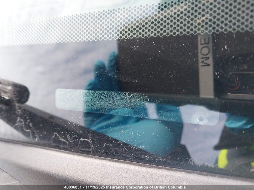 2012 Honda Fit VIN: LUCGE8H70C3003012 Lot: 40036851