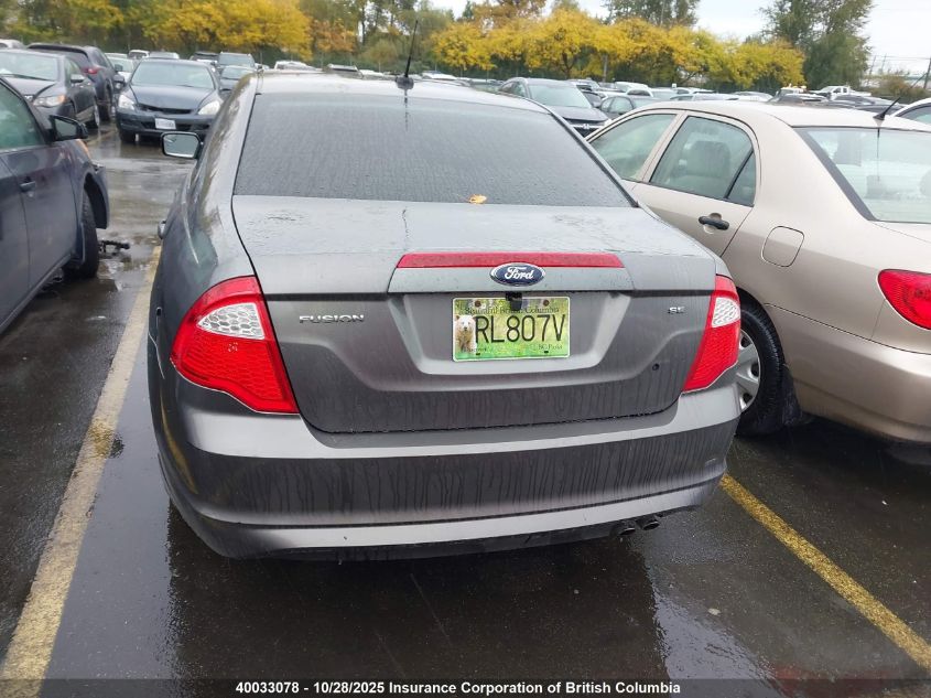 2012 Ford Fusion Se VIN: 3FAHP0HA4CR423606 Lot: 40033078