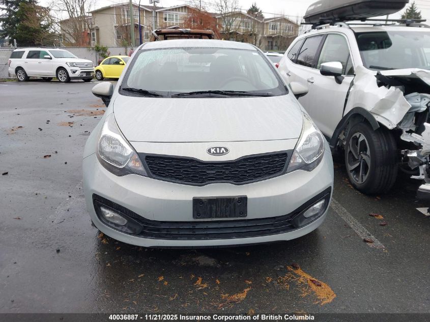 2012 Kia Rio VIN: KNADM4A33C6082214 Lot: 40036887