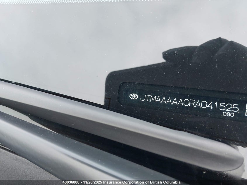 2024 Toyota Bz4X VIN: JTMAAAAA0RA041525 Lot: 40036888